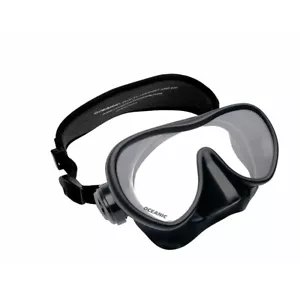 Máscara de buceo Oceanic Shadow - negra - sin marco - correa de neopreno - tamaño estándar - Imagen 1 de 2