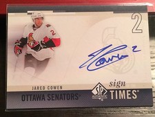 2010-11 SP Authentic Sign Of The Times Jared Cowen 
