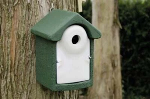 CJ Wildlife Nistkasten Holzbeton grün/weiß LxBxH 24x19x18 cm Nistkasten - Bild 1 von 1