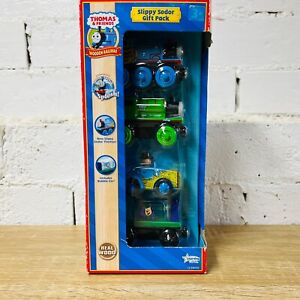 Slippy Sodor Gift Pack - Thomas the Tank & Friends Wooden Railway Trains
