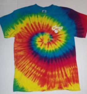 2016 CHUY’S TEX MEX OR DYE RESTAURANT TYE DYE COLORTONE T-SHIRT SIZE M - Picture 1 of 12