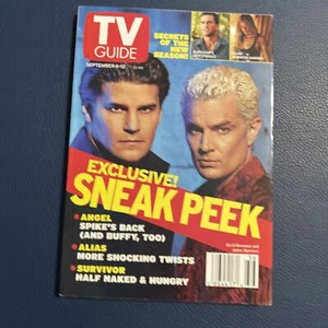 TV Guide 9/6/2003 - Sneak Peak Of Angel Alias Survivor David Boreanaz - Bild 1 von 3