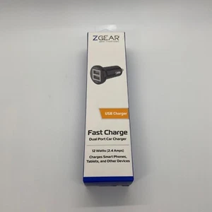 Z Gear Gear Maximized USB Charger Dual Port Autoladegerät 12 Watt (2,4 Ampere) - Bild 1 von 5