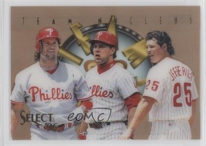 1996 Select Team Nucleus Gregg Jefferies Darren Daulton Lenny Dykstra #10