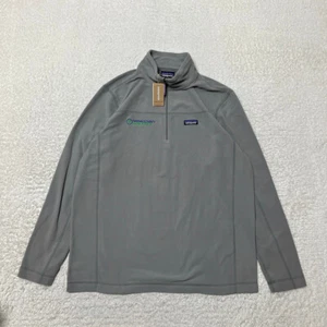 Suéter Patagonia Para Hombres Extra Grande Gris Micro D Polar Cuarto Cremallera Pullover Caminata - Imagen 1 de 15