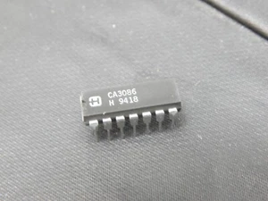 RCA/HARRIS CA3086 NPN TRANSISTOR ARRAY 14 PIN DIP IC - USA FAST SHIPPING - Picture 1 of 1