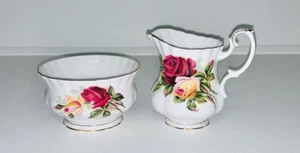 Royal Albert - Kings Ransom, small sugar and creamer. First quality, English - Picture 1 of 7