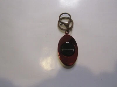 1960 1961 FORD STARLINER FENDER EMBLEM NAMEPLATE LOGO KEYCHAIN RED CHROME Foto 1 de 2