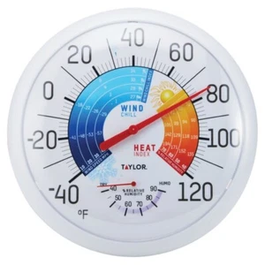 Taylor Precision Products 6751 13.25-Inch Wind Chill/Heat Index Thermometer a... - Picture 1 of 1