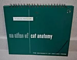 Atlas of Cat Anatomy, By; Field & Taylor, University Chicago Press Book, 1969 - Picture 1 of 13