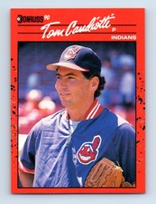 1989 Donruss Tom Candiotti Cleveland Indians #256