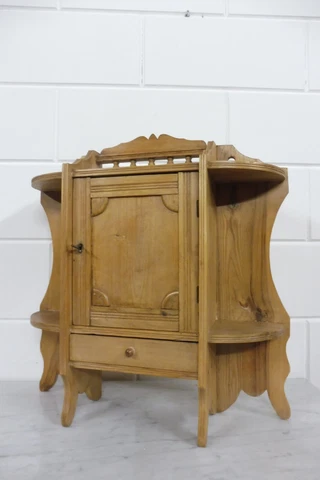 Beuatiful Antique wooden Wall Cabinet Medicin Cabinet Hanging Cabinet Cover