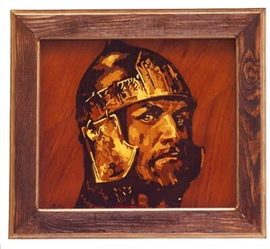 Regalo di intarsio intarsiato intarsiato pannello di legno arredamento... - Imagen 1 de 12