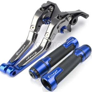 Brake Clutch Lever&Handlebar Grips For Yamaha XV 1000/1100/700/535 SV750 VIRAGO - Imagen 1 de 8