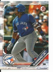 2019 Bowman Prospects Vladimir Guerrero Jr Card #BP1 Blue Jays Mint