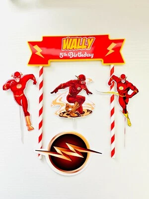 Decoração de bolo personalizada The Flash  - Imagem 1 de 4