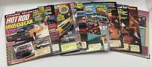 (12 Lot) 1990 HOT ROD Magazin GANZJAHR Auto Zeitschriften Sammlung - Bild 1 von 22