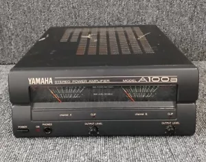 YAMAHA A100a 2ch Stereo Power Amplifier Model AC100V from Japan For parts - Picture 1 of 9