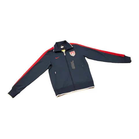 Nike Team USA US Soccer Track Jacket  Men’s Size Small Blue Red White 423893 NWT Cover