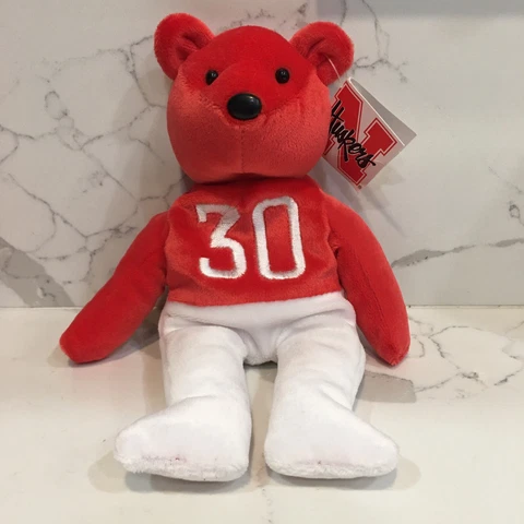 Ahman Green #30 Nebraska Huskers Plush Bear Cover