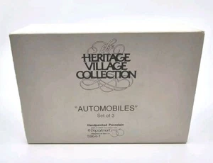 Department 56 Heritage Village Colección Juego De 3 Automóviles Porcelana 5964-1 - Imagen 1 de 6