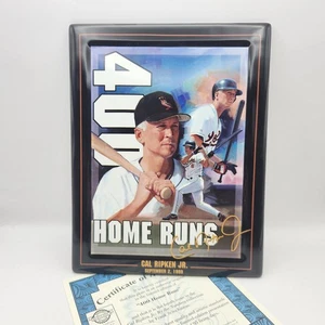 Bradford Exchange Cal Ripken Jr 400 Home Runs 1999 Collectors Plate 2000 - Picture 1 of 2