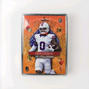 Keon Coleman 2024 Wild Card 5 Card Draw Stacked Orange Rookie RC SP /5 - Bild 1 von 3