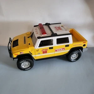Tonka Rescue Coast Guard Hummer H2 1:16 Scale Yellow RARE *NOT WORKING* - Picture 1 of 12
