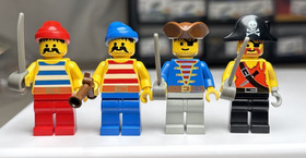 LEGO Pirates: Renegade Runner (6268) FIGURES ONLY Minifigures Pirate Vintage