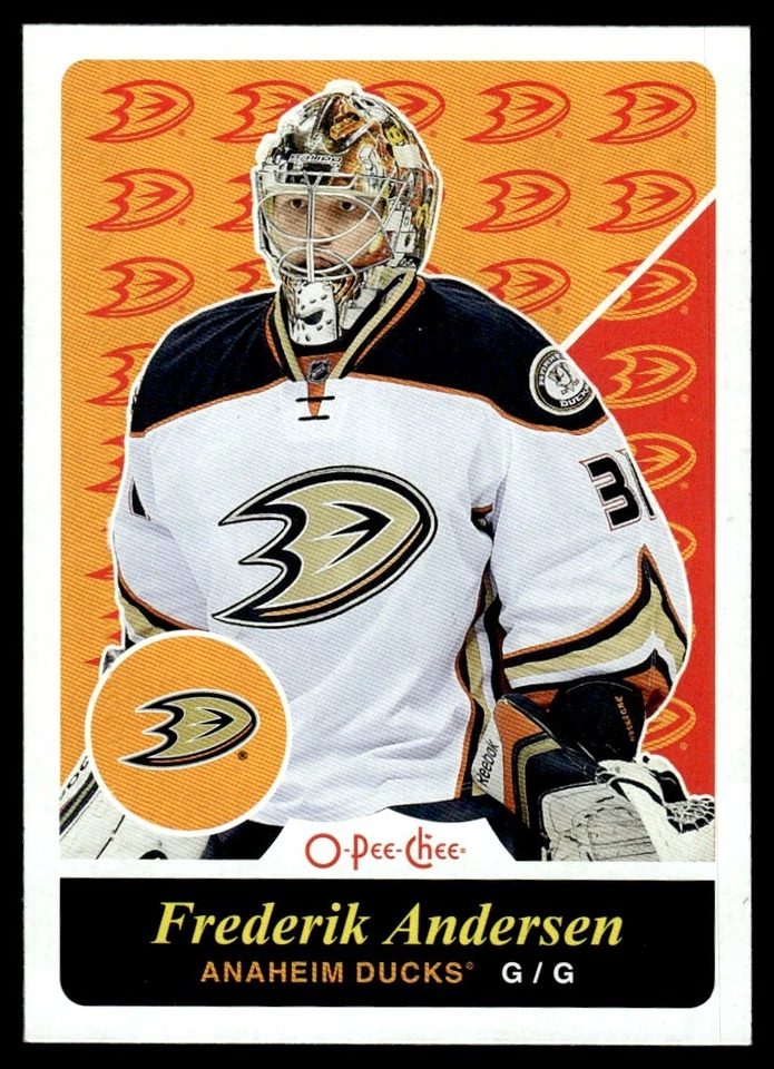 2015-16 O-Pee-Chee Retro Frederik Andersen Anaheim Ducks #237 - Image 1 of 2