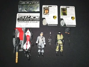 GI Joe The Rise of Cobra Snarler Fahrrad mit Brückenkopf & Überrollbügel 2009 komplett - Bild 1 von 6