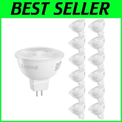 MR6 LED Bulb Dimmable 640lm 3000K Warm White 2V - 2 Pack - Image 1 of 4