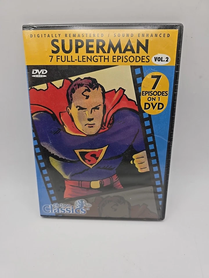 Cartoon Classics Max and Dave Feischer's Superman Volume 2 Slim Case DVD