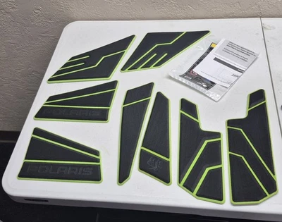 Polaris TP/CO Ultimate Knee Pads, Neon Green And Black Set New Genuine Parts - Image 1 of 3