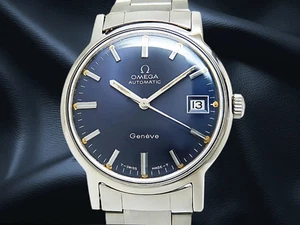 Omega Geneve Ref.166.070 Cal.565 Vintage 1960s Automatico Da Orologio Auth Works - Foto 1 di 6