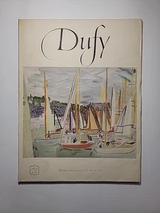 1954 Raoul Dufy impresiones Abrams Art Treasures of the World libro 16 a todo color - Imagen 1 de 19