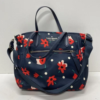 Bolsa de ombro satchel ponto floral Kate Spade - Imagem 1 de 4