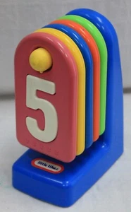 RARE! VINTAGE 1992 LITTLE TIKES "TAKE- A- TURN" PUZZLE STENCILING & COUNTING TOY - Picture 1 of 8