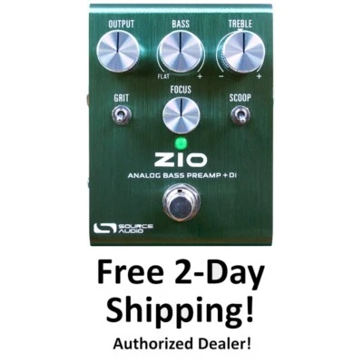 New Source Audio SA272 ZIO Analog Bass Preamp/DI Guitar Effects Pedal - Image 1 of 4