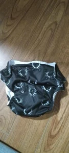 Nora's Nursey Baby diaper or swim diaper (reusable, washable) 1 diaper/Liner - Picture 1 of 4