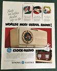 GE Clock-Radio  1951 Ad