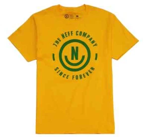 NEFF Men's Forever Yellow Short Sleeve Logo T-Shirt NEW Medium - Picture 1 of 1