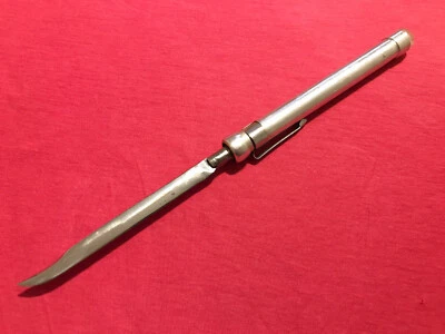 Cuchillo Plegable Soviético Raro De Colección Barril Hecho a Mano Arte Prisionero URSS Foto 1 de 4