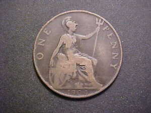1904 Great Britain One Penny KM# 790- Very Nice Circ Collector Coin!!-d7988dxx