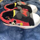 Mickey Mouse New Unisex Size 10 Tennis Shoes Sneakers Disney Slide On Boy Girl