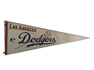 VTG 1969 LOS ANGELES DODGERS Official MLB Full Size 30" Baseball Felt Pennant ⚾ - Picture 1 of 5