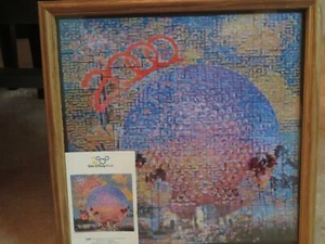 Disney Pin Set of EPCOT’s Spaceship Earth Photo Mosaic by Robert Silver + PRINT - Picture 1 of 13