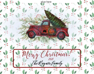 Рождественская елка ферма грузовик Hershey конфеты бар обертки - набор из 12 - Изображение 1 из 4