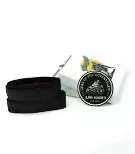 Motorcycle Leather Throttle Wrap - Black - Picture 1 of 5