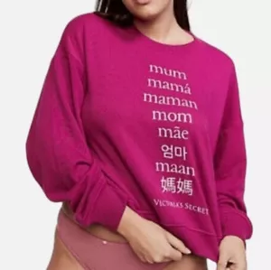 Victoria’s Secret On Point Damen Gr. XXL MOM Sweatshirt in Fuchsia Neu - Bild 1 von 2